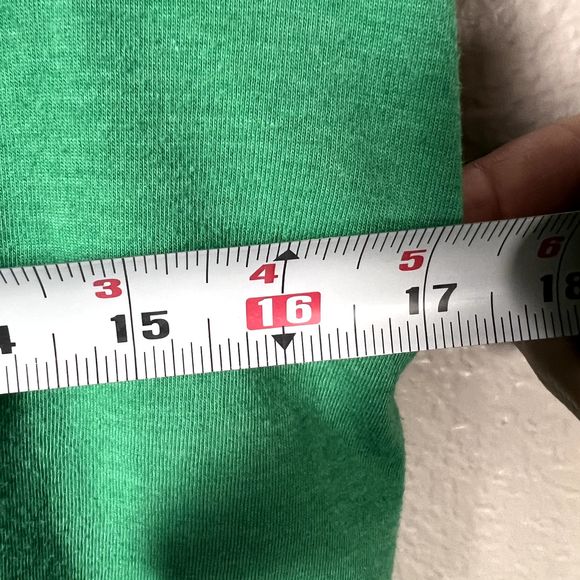 Next Level Lucky Lou's Sz M Long Tank Top Racerback Green Dice Stars Denton, TX - Picture 10 of 10